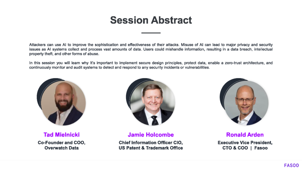 Fasoo panel at GSRM 2023 discusses the risks of using generative AI and how to mitigate data security issues