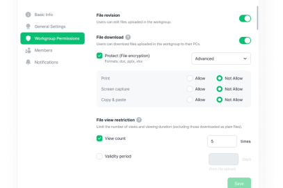 Customized Permission Settings